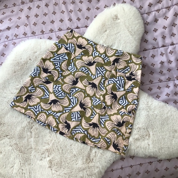 asos africa x chichia skirt pattern floral rare - Picture 3 of 7